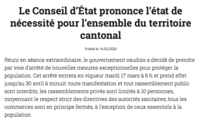 COVID-19  // Suspension des activités Né Trop Tôt sur le terrain pour une durée indeterminée